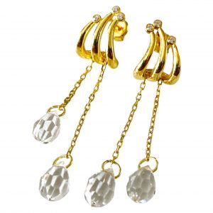 İsabella Damla Gümüş Küpe