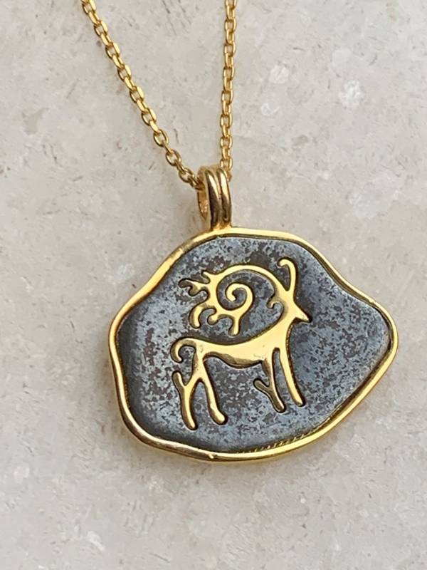 Bereketin ve Gücün Sembolü Mistik Dağ Keçisi Kolye